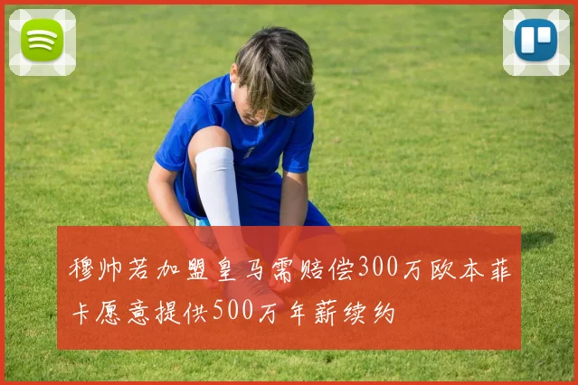穆帅若加盟皇马需赔偿300万欧本菲卡愿意提供500万年薪续约